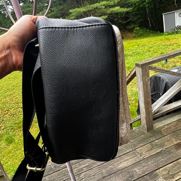 Betsey Johnson Metallic Black BM19515 Backpack - Picture 3 of 10